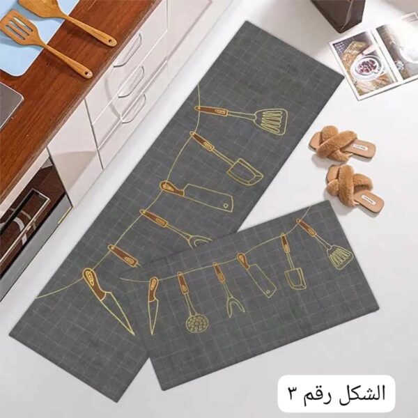 ⁦سجادة مطبخ مكون من قطتعتين⁩ - الصورة ⁦3⁩