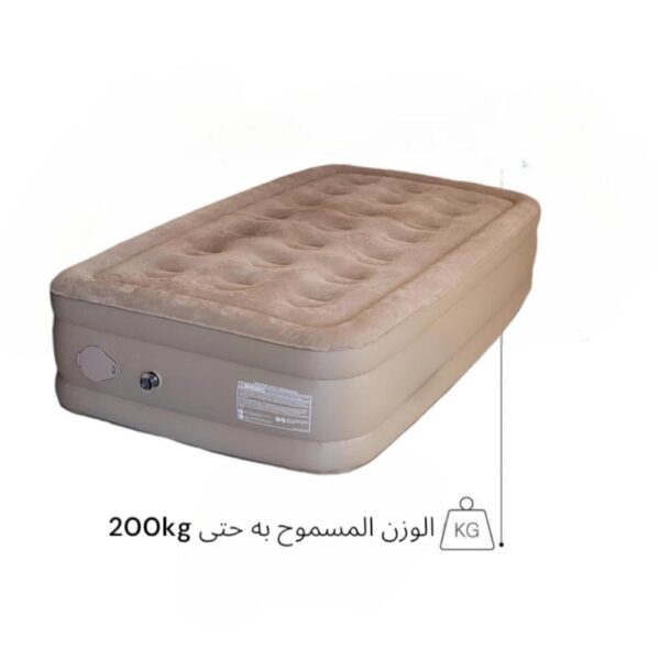 ⁦سرير هوائي بنفخ أوتوماتيكي كهربائي ومنفاخ داخلي نفر ارتفاع 40⁩ - الصورة ⁦3⁩