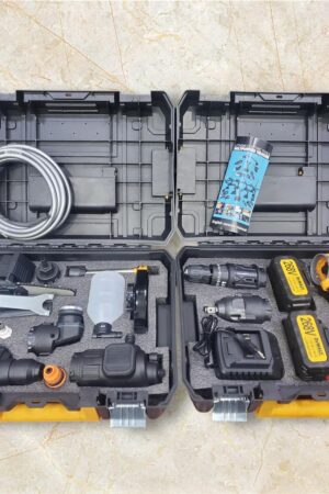 مجموعة دريل متعددة الوظائف من DeWalt – بطاريتين 268V