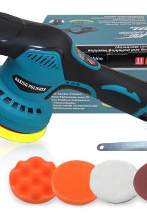 مسدس صنفرة وبسطة من Makita – بطاريتين 128V – مع 3 رؤوس متعددة