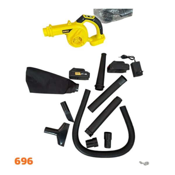 نفاخ لمس بميزة النفخ والشفط من DeWalt – بطاريتين 48V – مع كامل المستلزمات