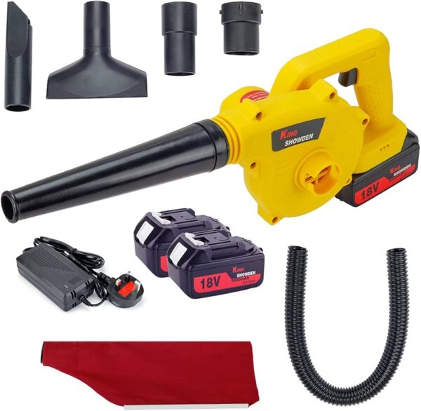 ⁦نفاخ لمس بميزة النفخ والشفط من DeWalt – بطاريتين 48V – مع كامل المستلزمات⁩ - الصورة ⁦2⁩