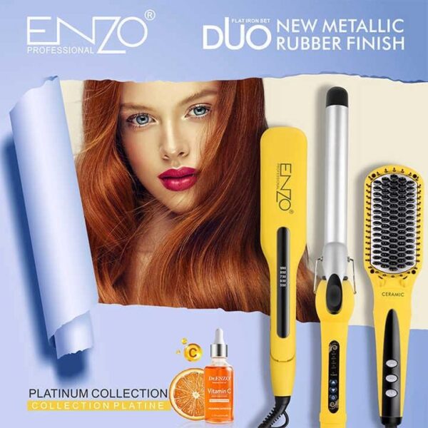 ⁦مجموعة بلاتينيوم من ENZO ** تجربة تصفيف شعر متكاملة وعالية الجودة،⁩ - الصورة ⁦2⁩