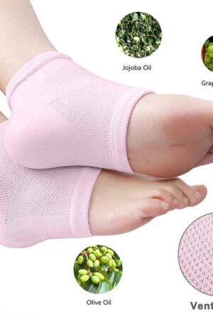 جوارب كعب سليكون جل للعناية بالأقدام  gel heels socks