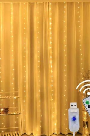 *شلال 10 خط بنضام جديد USB معا الريموت لتحكم بل اضائه عن بعد🥳🥳*