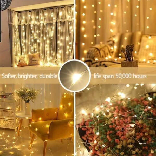 ⁦*شلال 10 خط بنضام جديد USB معا الريموت لتحكم بل اضائه عن بعد🥳🥳*⁩ - الصورة ⁦3⁩