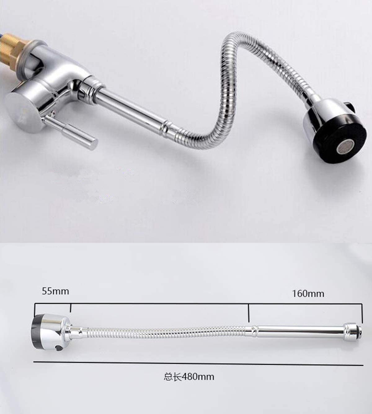 صنبور مطبخ وحمام قابل للدوران 360 درجة - الصورة 3