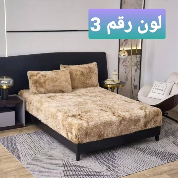 ⁦*طراحه فروية شعر طويل مقاس ملكي 3 قطع*ب 10 الوان فخمة⁩ - الصورة ⁦4⁩
