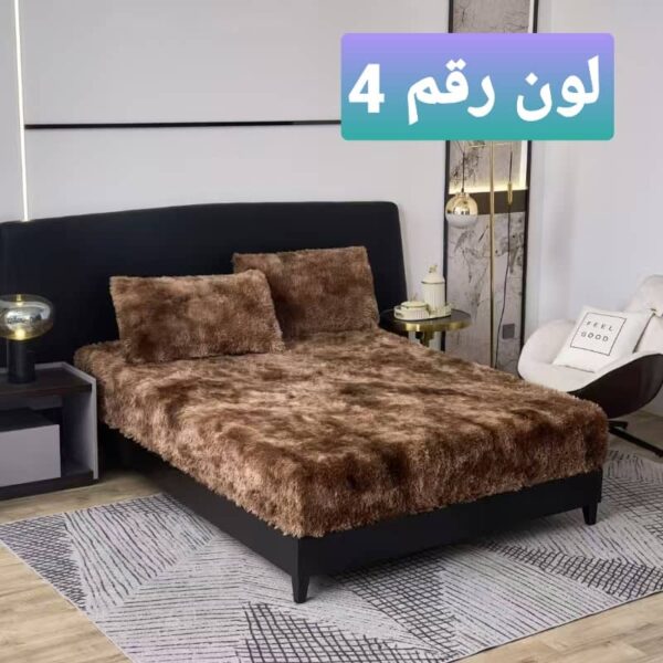 ⁦*طراحه فروية شعر طويل مقاس ملكي 3 قطع*ب 10 الوان فخمة⁩ - الصورة ⁦5⁩
