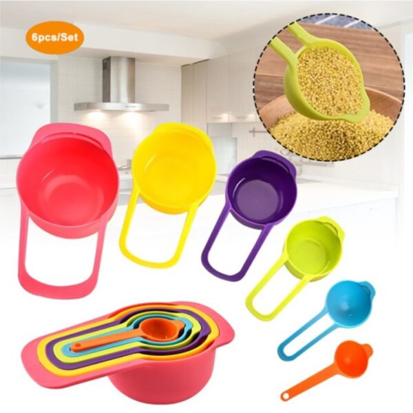 🧁 طقم أكواب وملاعق معيارية ✨