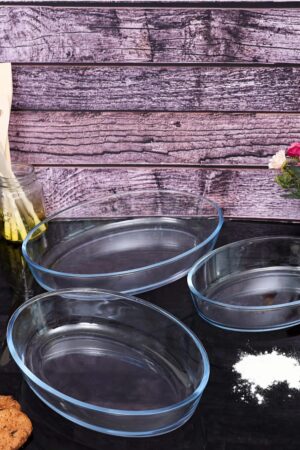 طقم صحون بايركس حراري الاصلي 3 احجام كبيييير