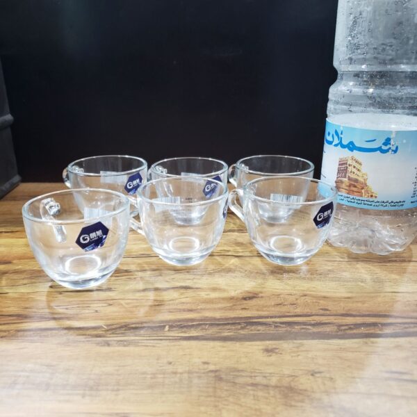 ⁦طقم كاسات القهوة العربيه زجاج-ميني⁩ - الصورة ⁦2⁩