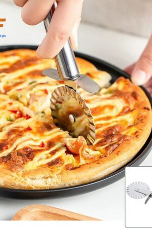 عجله تقطيع البيتزا -ستانلس ستيل