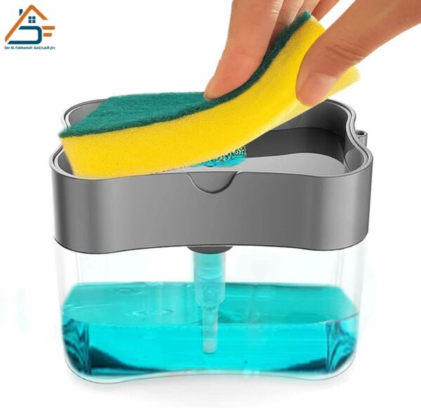 علبة صابون ضخ اتوماتيكي مع اسفنجه