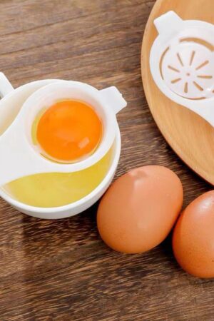 فاصل صفار البيض بلاستيك الحجم الكبير 😇*