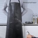📢 مريلة الطبخ الجلدية المضادة للماء – حمايتك المثالية أثناء الطبخ! 🧑‍🍳💧