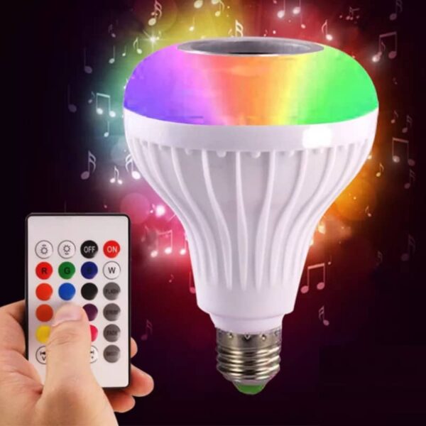 ⁦مصباح LED متعدد الألوان🔥 بمكبر الصوت⁩ - الصورة ⁦6⁩