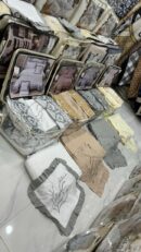 موديلات عرائسيه راقيه جدا *طقم لحاف عرائسي منفوخ قطن 100%