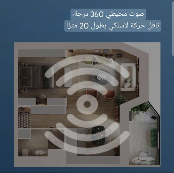 ⁦*ميكروفون لاسلكي بمشبك لياقة القميص يدعم جميع الهواتف*⁩ - الصورة ⁦7⁩